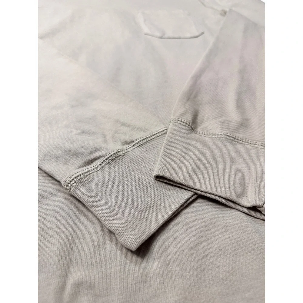 Goodfellow Long Sleeve‎ Casual T-shirt Chest Pocket Taupe Cotton Mens Medium NWT